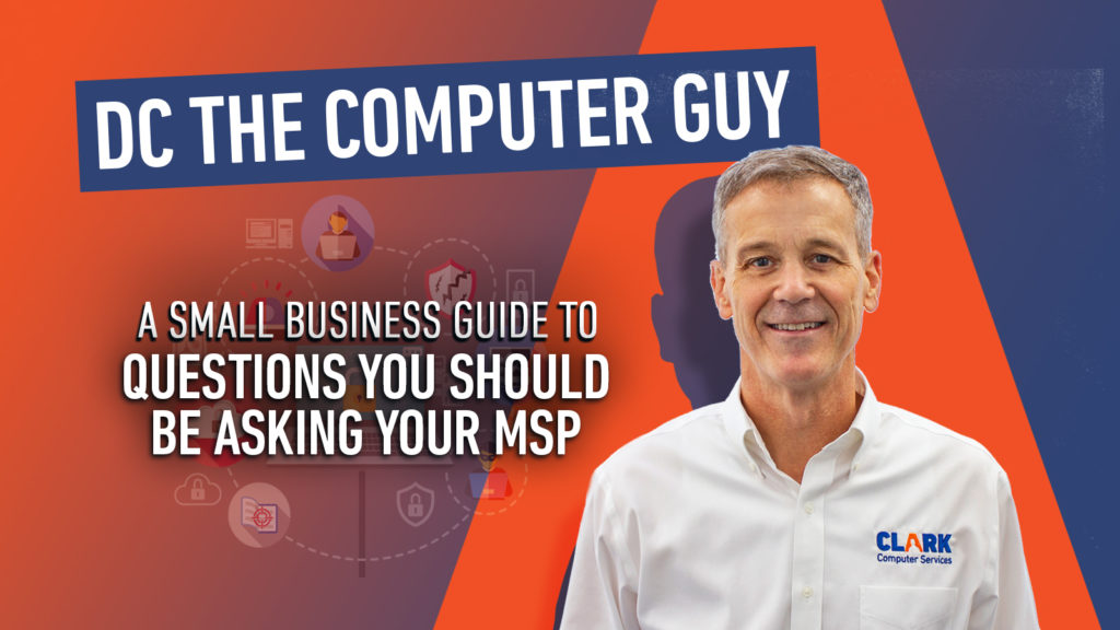 Important Question you should ask your MSP DC the Computer guy title card.