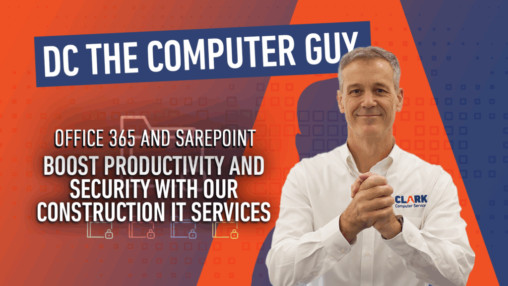 DC the Computer Guy, Darren poses for the title card for the Construction IT Productivity and Security blog.